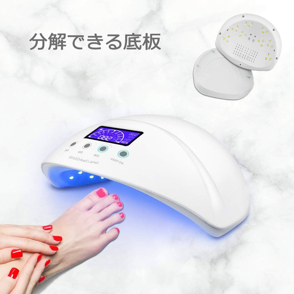 gelish LED18G ネイル用ライト 取扱説明書付き Amazon | Harmony LEDライト 18G 36W PLUS | Gelish | 硬化用
